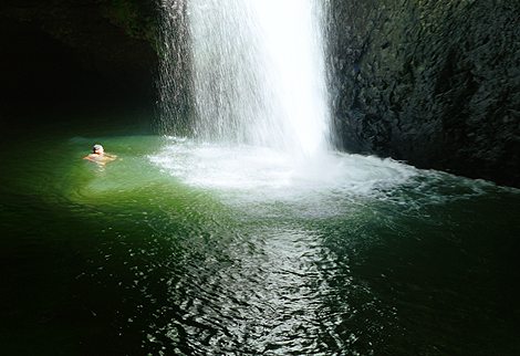 Waterfall at Natural Bridge